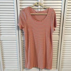 Madewell stripes Tshirt Dress